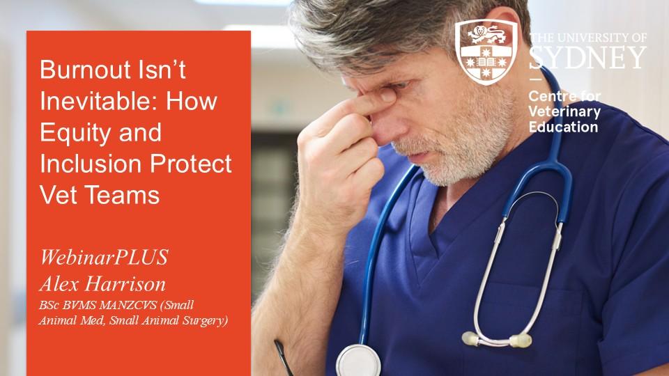 Burnout Isn’t Inevitable: How Equity & Inclusion Protect Vet Teams WebinarPLUS