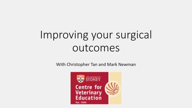 Improving your Surgical Outcomes