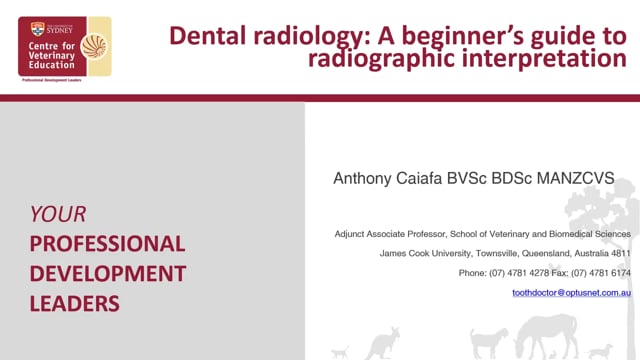 Dental Radiology: A beginner's guide to radiographic interpretation